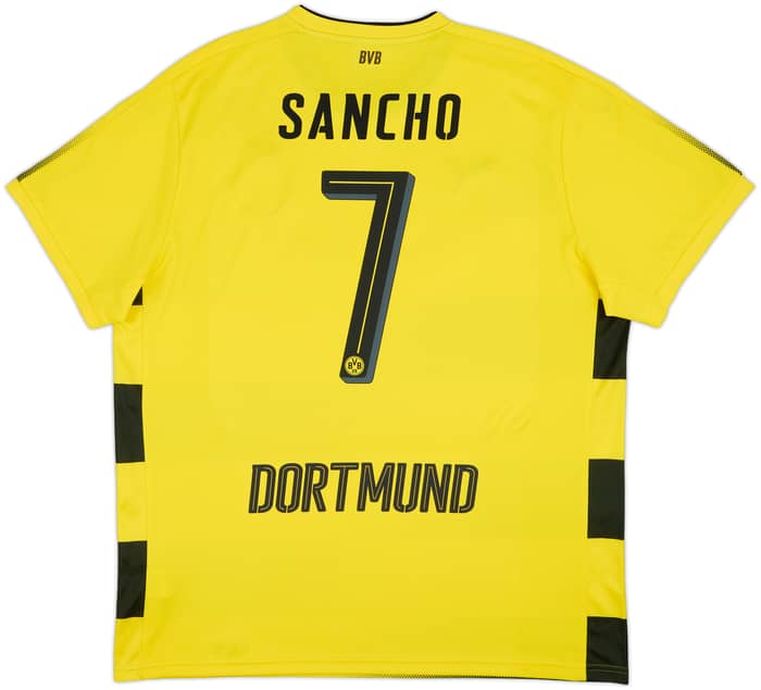 2017-18 Borussia Dortmund Home Shirt Sancho #7 - 7/10 - (XXL)