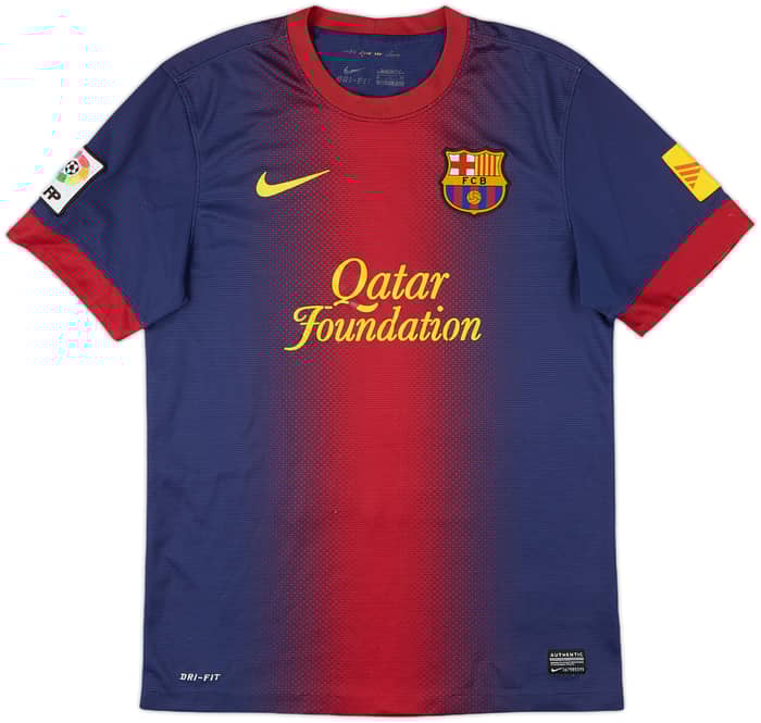2012-13 Barcelona Home Shirt - 4/10 - (S)
