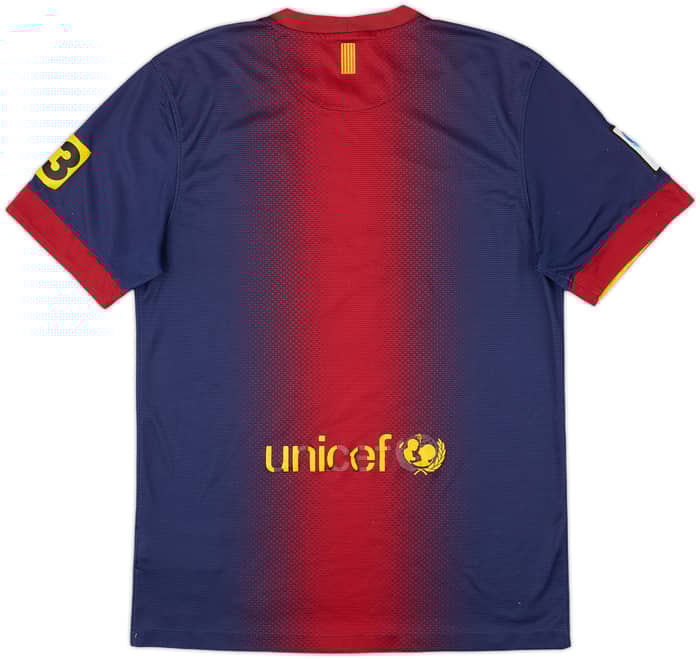 2012-13 Barcelona Home Shirt - 4/10 - (S)