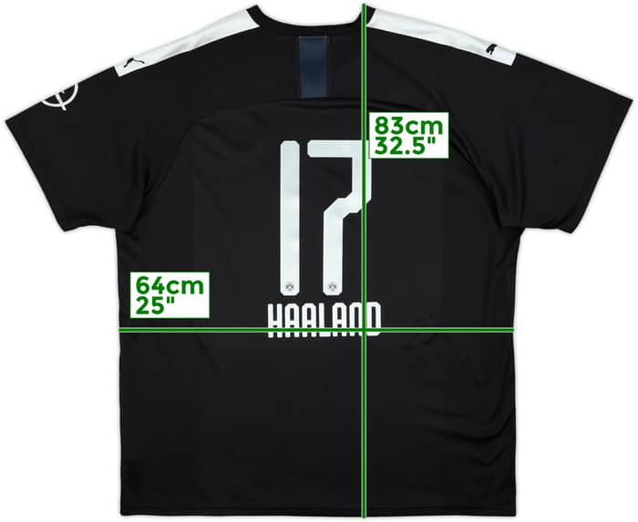 2019-20 Borussia Dortmund Away Shirt Haaland #17 - 10/10 - (3XL)