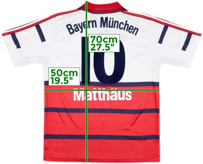 1998-00 Bayern Munich Away Shirt Matthaus #10 - 6/10 - (S)
