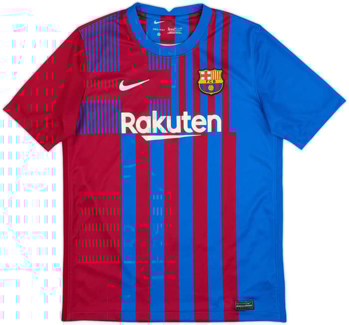 2021-22 Barcelona Home Shirt - 10/10 - (XL.Boys)