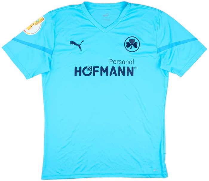 2021-22 Greuther Furth Match Issue Signed DFB-Pokal Third Shirt Christiansen #13