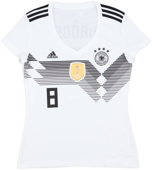 2018-19 Germany Home Shirt Kroos #8 - 10/10 - (Women's M)