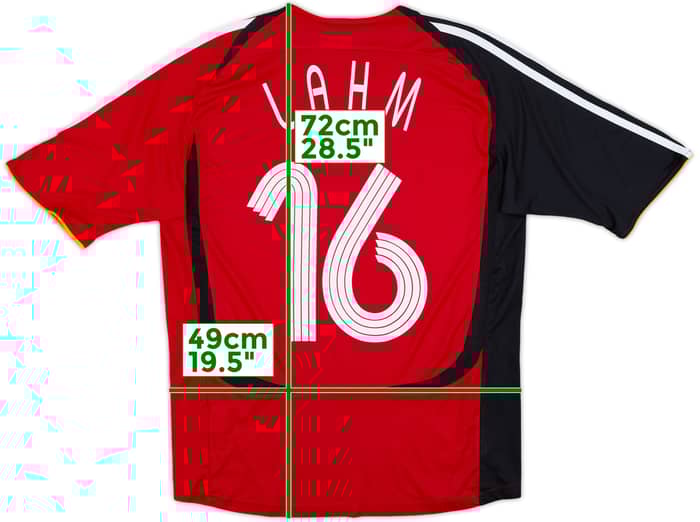 2005-07 Germany Away Shirt Lahm #16 - 7/10 - (XL.Boys)