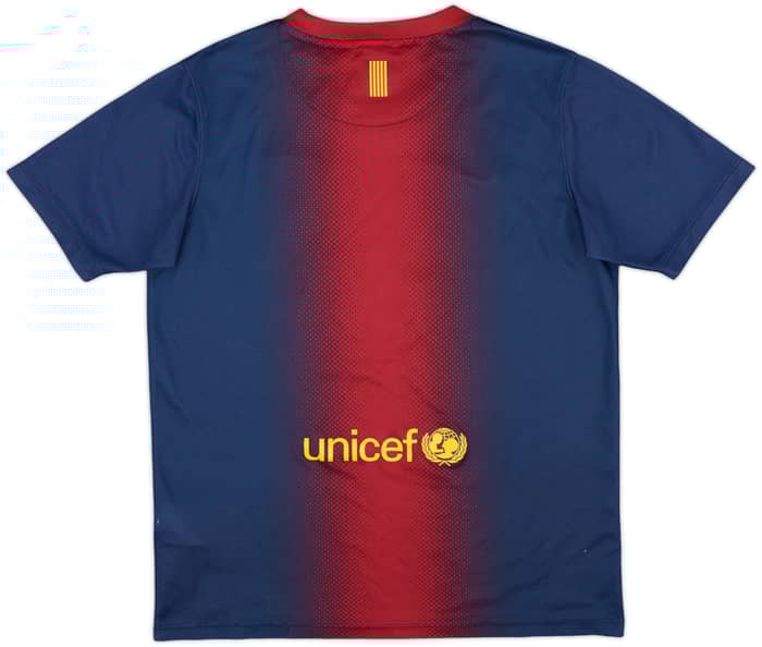 2012-13 Barcelona Basic Home Shirt - 8/10 - (L.Boys)