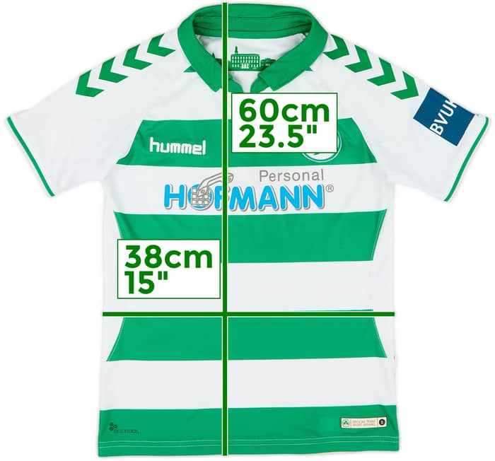 2018-19 Greuther Furth Home Shirt - 7/10 - (M.Boys)