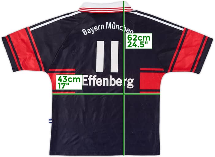 1997-99 Bayern Munich Home Shirt Effenberg #11 - 8/10 - (XL.Boys)