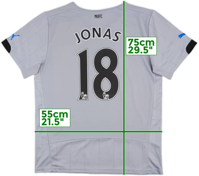 2014-15 Newcastle Away Shirt Jonas #18 - 9/10 - (M)