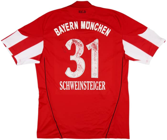2010-11 Bayern Munich Home Shirt Schweinsteiger #31 - 4/10 - (L)