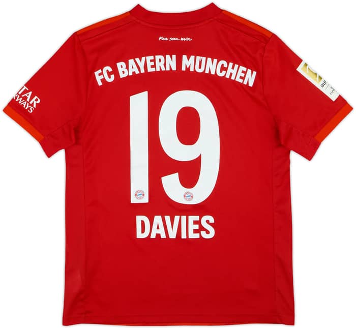 2019-20 Bayern Munich Home Shirt Davies #19 - 7/10 - (L.Boys)