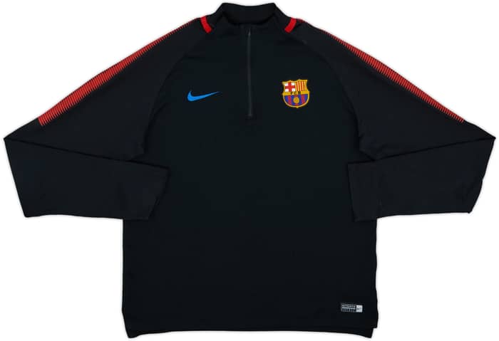2017-18 Barcelona Nike 1/4 Zip Drill Top - 4/10 - (XL.Boys)