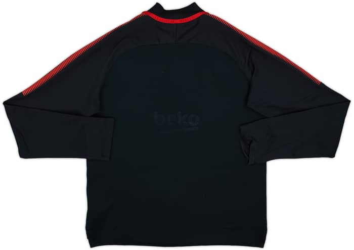 2017-18 Barcelona Nike 1/4 Zip Drill Top - 4/10 - (XL.Boys)