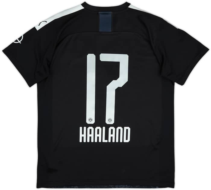 2019-20 Borussia Dortmund Away Shirt Haaland #17 - 10/10 - (XL.Boys)