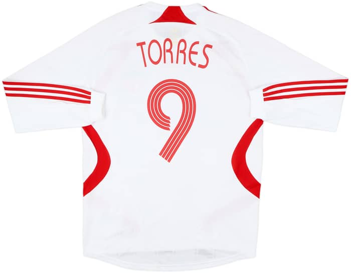 2007-08 Liverpool Away L/S Shirt Torres #9 - 8/10 - (M)