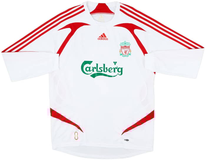 2007-08 Liverpool Away L/S Shirt Torres #9 - 8/10 - (M)