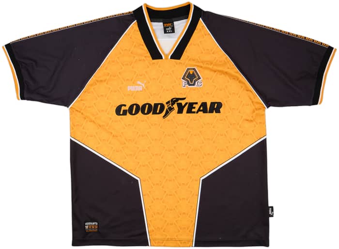1996-98 Wolves Home Shirt - 6/10 - (XXL)