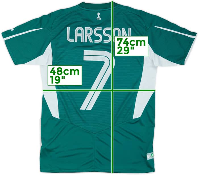 2004-05 Celtic Away Shirt Larsson #7 - 8/10 - (S)