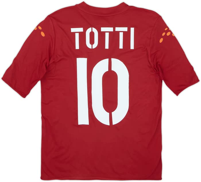 2003-04 Roma Home Shirt Totti #10 - 6/10 - (S)