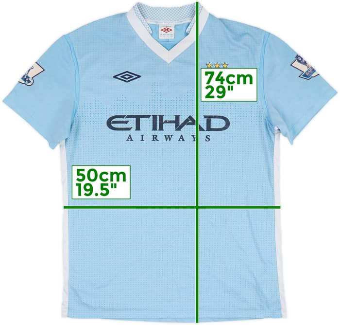 2011-12 Manchester City Home Shirt - 5/10 - (L)