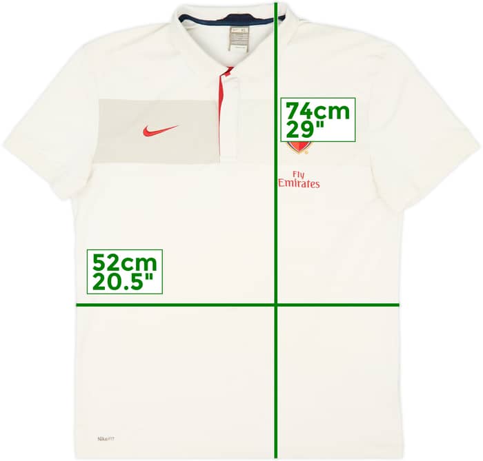 2009-10 Arsenal Nike Polo Shirt - 5/10 - (XL)