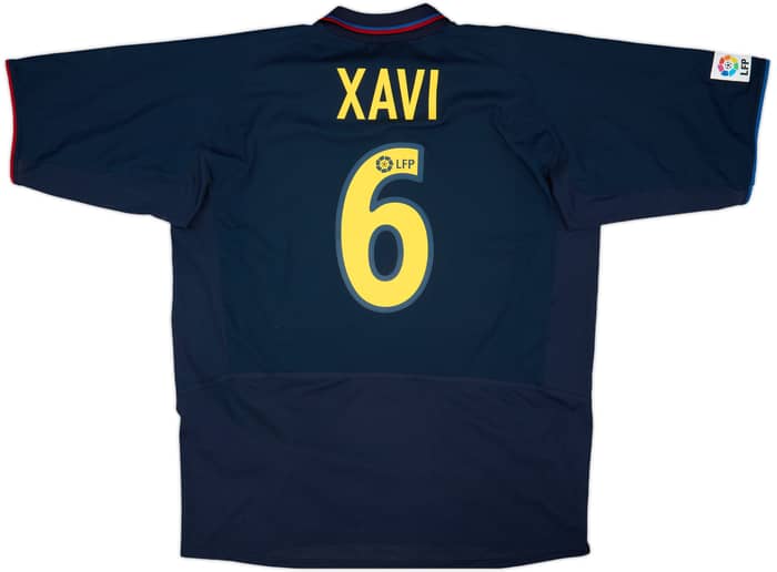 2002-03 Barcelona Player Issue Away Shirt Xavi #6 - 8/10 - (XXL)