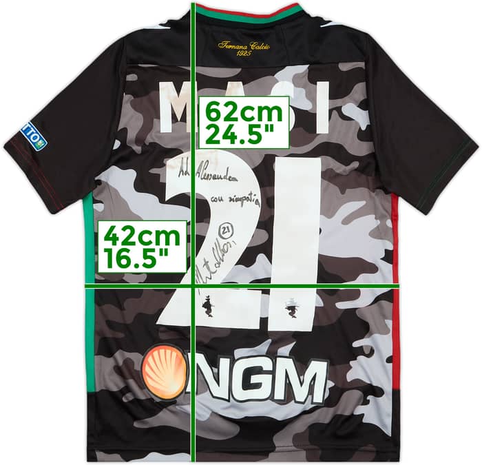 2014-15 Ternana Signed Third Shirt Masi #21 - 6/10 - (L. Boys)