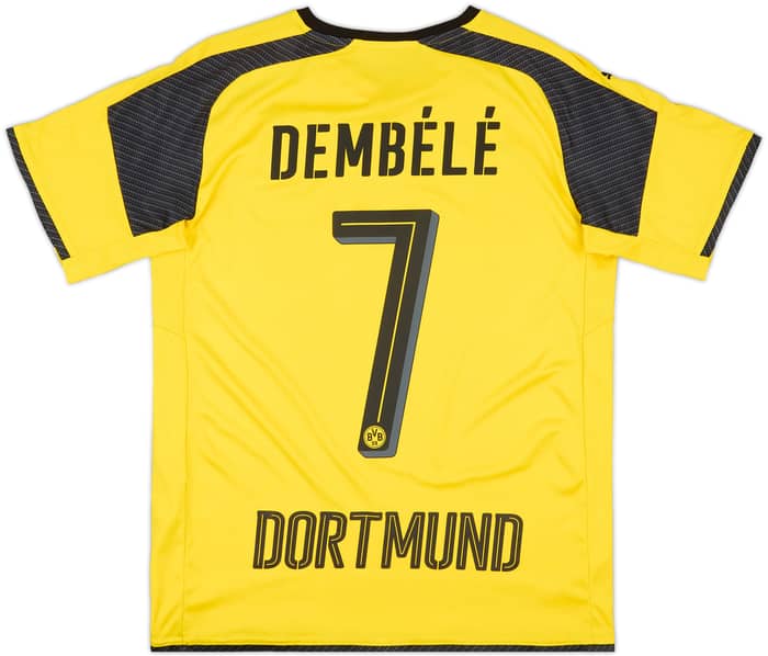 2016-17 Borussia Dortmund Home European Shirt Dembele #7 - 7/10 - (S)
