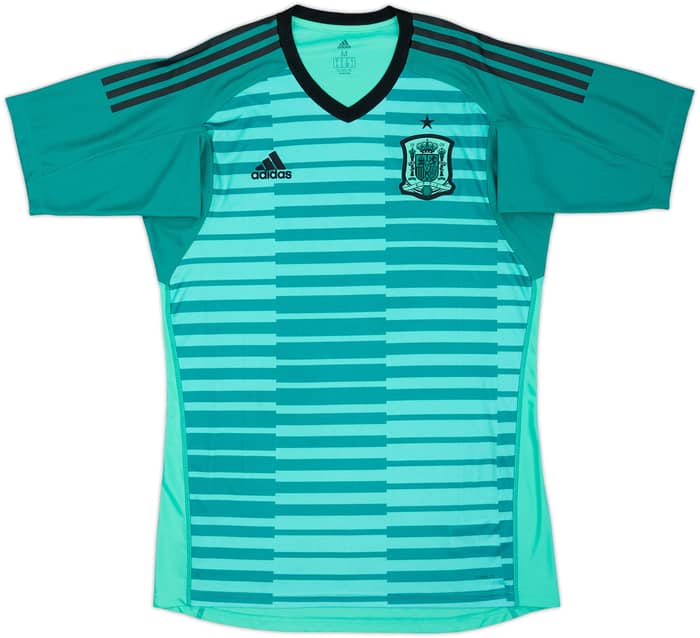 Camiseta de portero S/S de España 2018-19 - 10/10 - (M)