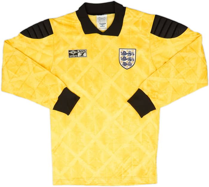 1990-92 England GK Shirt #1 (Shilton) - 9/10 - (S)
