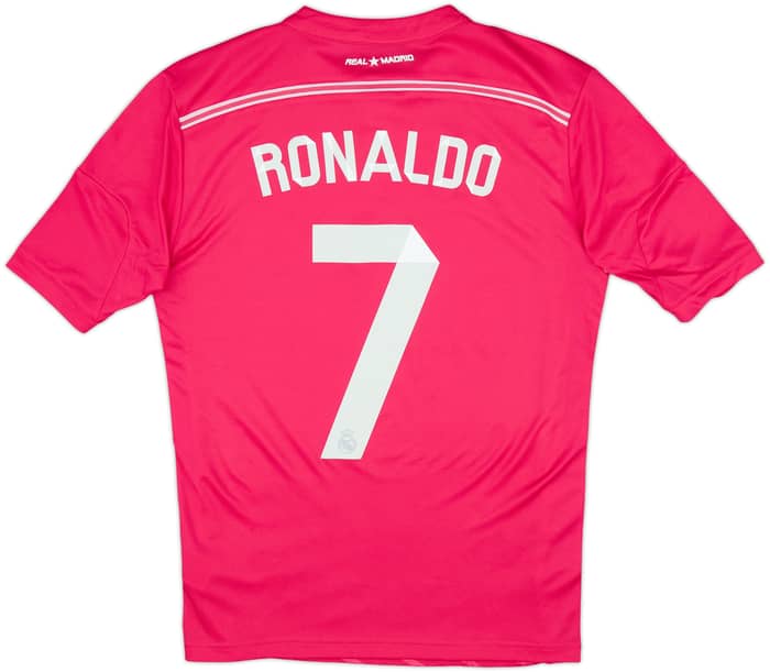 Camiseta de visitante del Real Madrid 2014-15 Ronaldo #7 (XL.Niños)