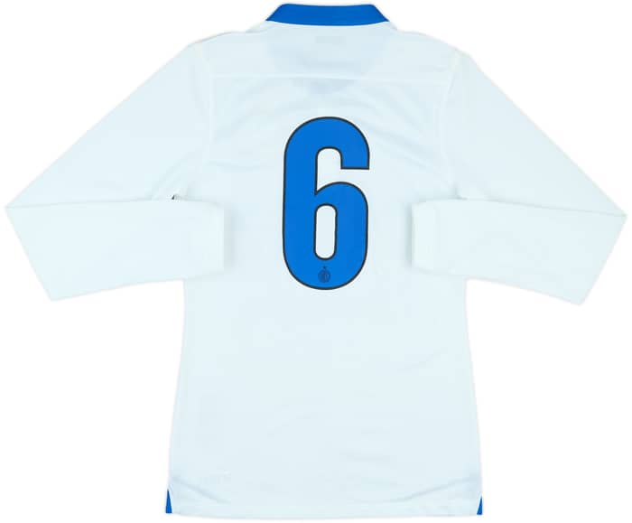 2013-14 Inter Milan Match Issue Away L/S Shirt #6