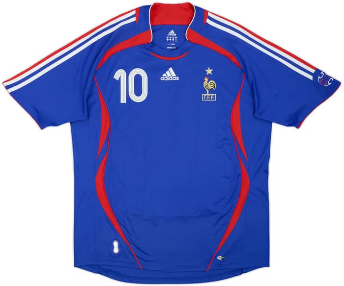 Camiseta de local de Francia 2006-07 Zidane #10 - 7/10 - (XL)