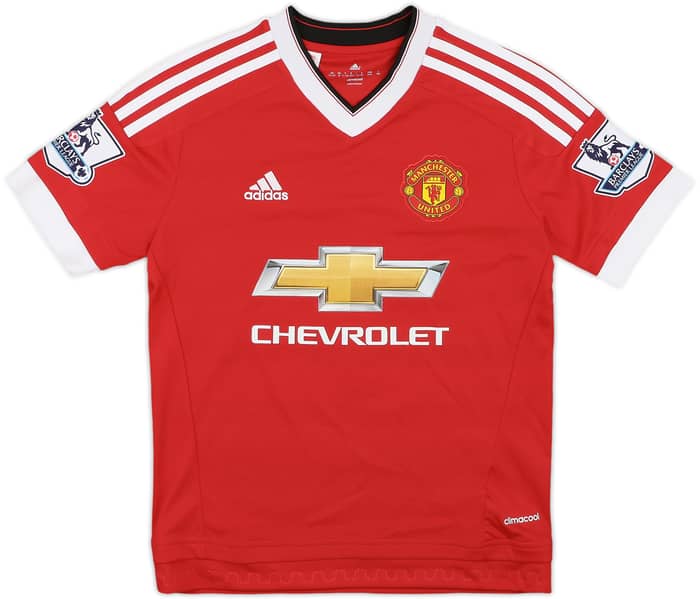 2015-16 Manchester United Home Shirt Memphis #7 - 8/10 - (M.Boys)