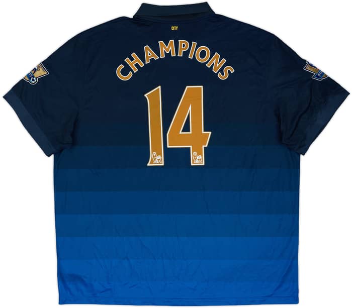 2014-15 Manchester City Away Shirt Champions #14 - 10/10 - (3XL)