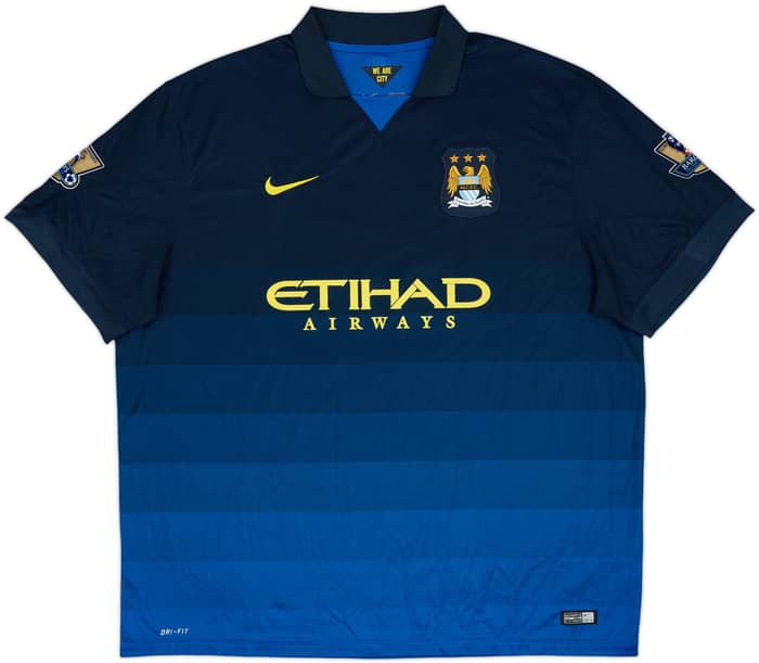 2014-15 Manchester City Away Shirt Champions #14 - 10/10 - (3XL)
