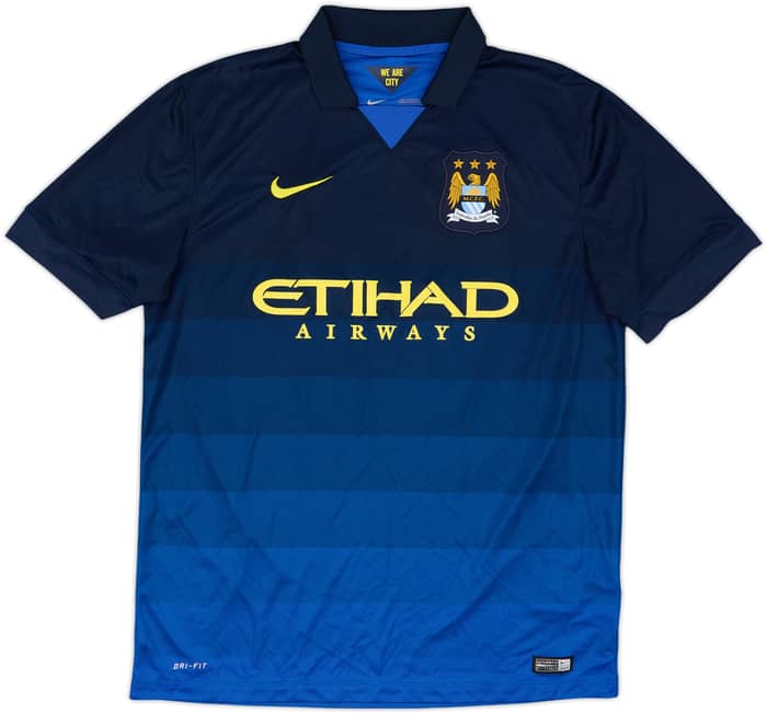 2014-15 Manchester City Away Shirt Silva #21 - 10/10 - (L)