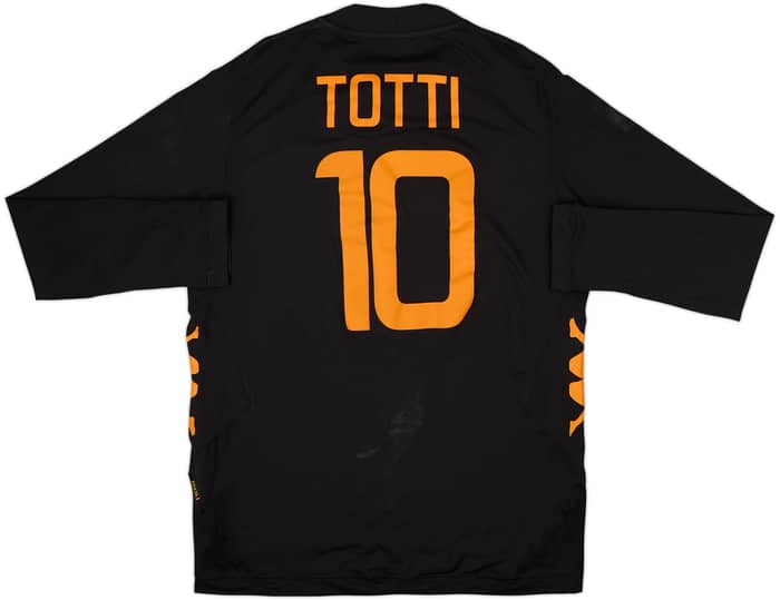 2011-12 Roma Third L/S Shirt Totti #10 - 7/10 - (3XL)