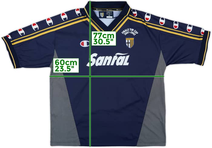 2000-01 Parma 'Signed' Third Shirt - 8/10 - (XL)