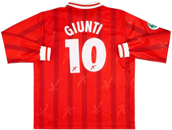 1996-97 Perugia Player Issue Home L/S Shirt Giunti #10 - 9/10 - (XXL)