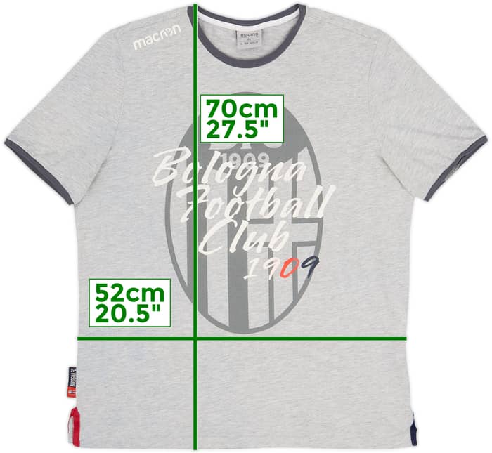 2009-10 Bologna Macron Cotton Tee - 7/10 - (XL)