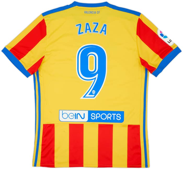 2017-18 Valencia Away Shirt Zaza #9 - 7/10 - (M)