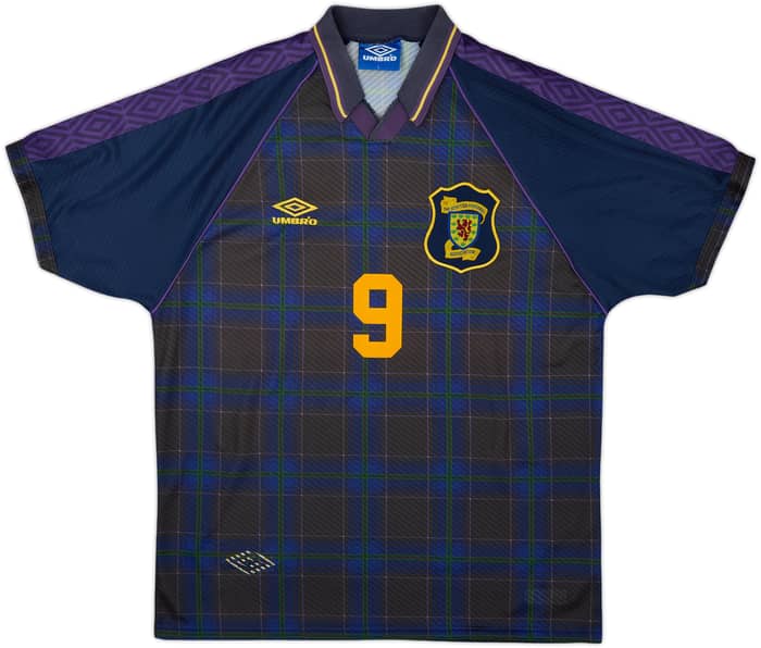1994-96 Scotland Home Shirt McCoist #9 - 8/10 - (L)