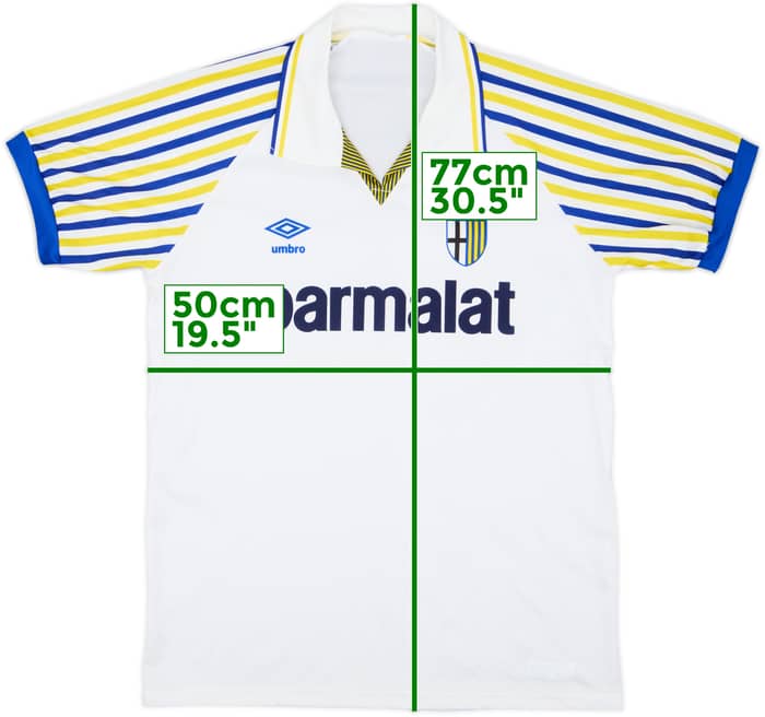 1990-91 Parma Home Shirt - 8/10 - (M)