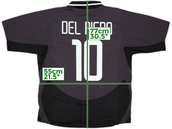 2003-04 Juventus Third Shirt Del Piero #10 - 8/10 - (L)
