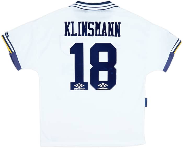 1993-95 Tottenham Camiseta Local Klinsmann #18 - 8/10 - (L)