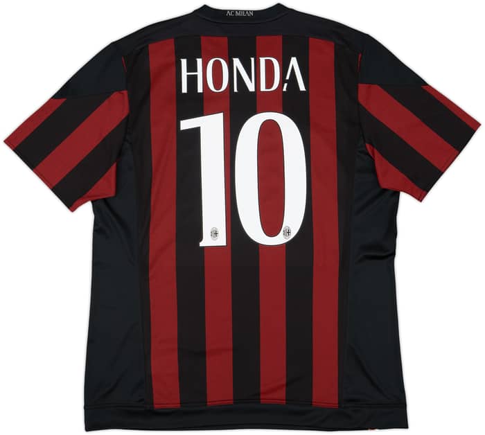 Camiseta de local del AC Milan 2015-16 Honda #10 - 8/10 - (XL)