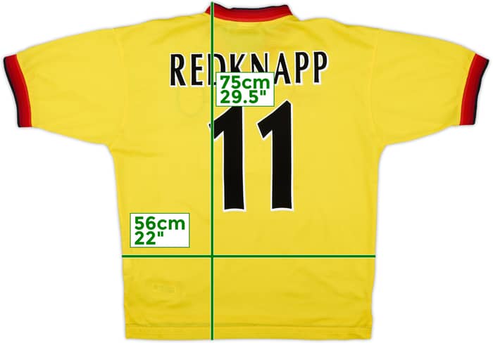 1997-99 Liverpool Away Shirt Redknapp #11 - 8/10 - (L)