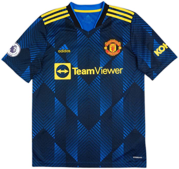 2021-22 Manchester United Third Shirt Sancho #25 - 9/10 - (XL.Boys)