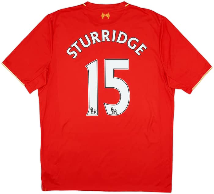 2015-16 Liverpool Home Shirt Sturridge #15 - 7/10 - (L)